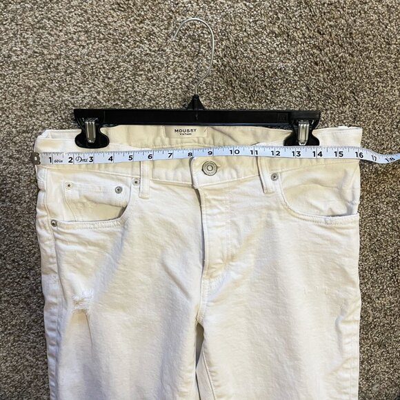 Moussy Vintage distressed White Skinny Jeans Size 30 - Picture 9 of 9